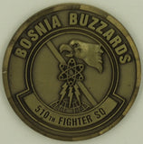 510th Fighter Squadron Bosnia Buzzards Air Force Challenge Coin