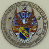 336th Fighter Squadron F-15 Strike Eagle World Famous Rocketeers 2007-2008 Air Force Challenge Coin