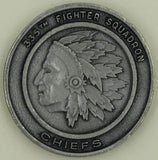 335th Fighter Sq F-15 E Eagle World's Leading MIG Killer Air Force Challenge Coin