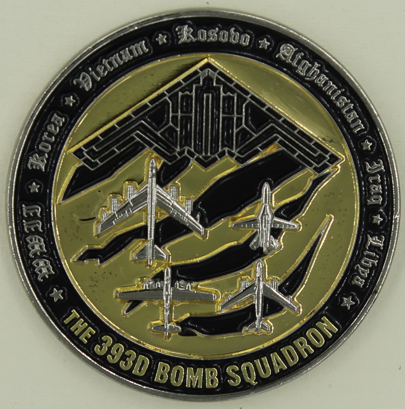 393rd Bomb Squadron B-2 Stealth Bomber Air Force Challenge Coin