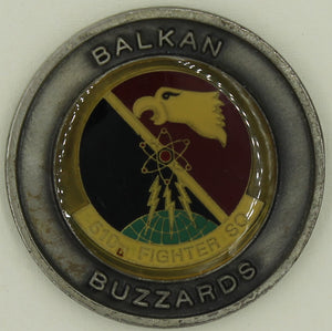 510th Fighter Sq Balkan Buzzards Air Force Challenge Coin