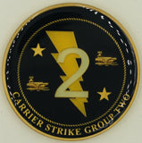 USS George H W Bush Carrier Strike Group Two/2 Navy Challenge Coin