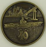 USS Reagan CVN-76 Aircraft Carrier 40th President Navy Challenge Coin