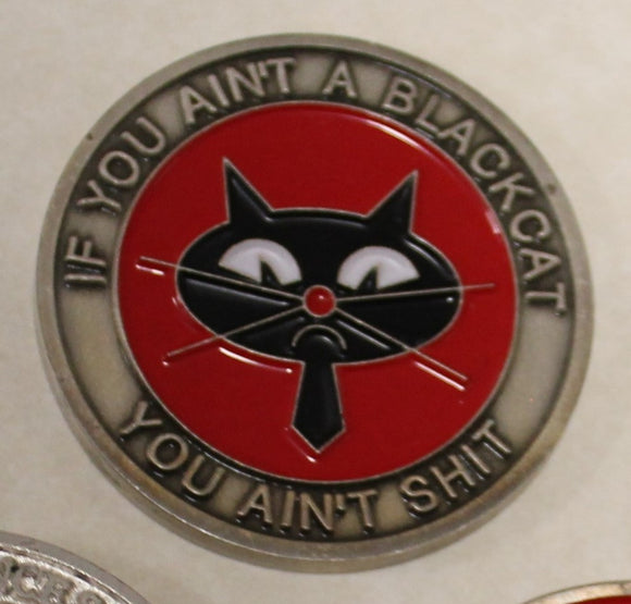 If You Ain't  Black Cat You Ain't Shit Reconnaissance U2 / U-2 Dragon Lady Spy Plan Air Force Challenge Coin