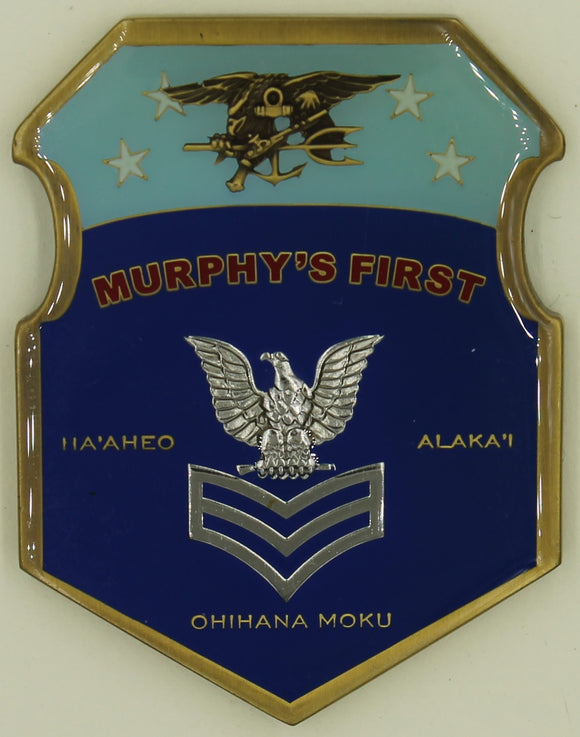 USS Michael Murphy DDG-112 First Class Petty Officer Association. Navy Challenge Coin