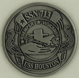 USS Houston SSN-713 Sub/Submarine Chiefs Mess Navy Challenge Coin