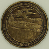 USS Teddy Roosevelt CVN-71 Aircraft Carrier Navy Challenge Coin