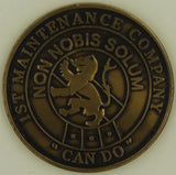 1st Maintenance Company Can Do Ft. Riley Army Challenge Coin