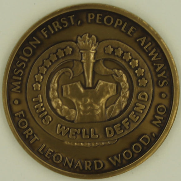 3rd Training Brigade Ft. Leonard Wood Army Challenge Coin