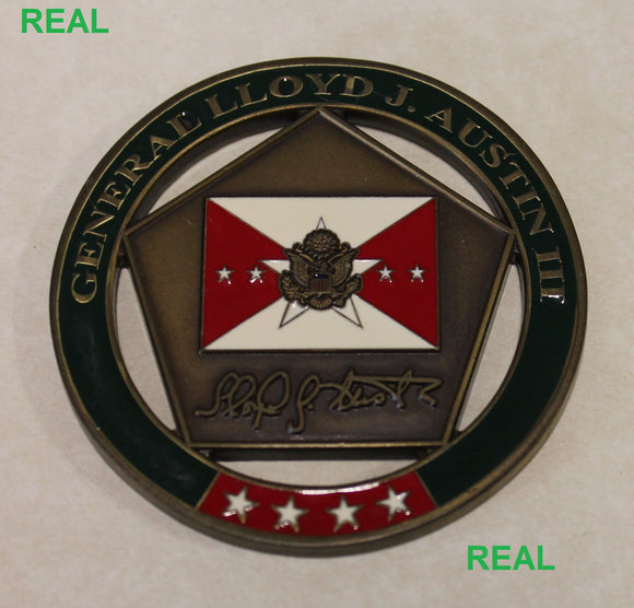 General Lloyd J. Austin Vice Chief of Staff of the Army Challenge Coin