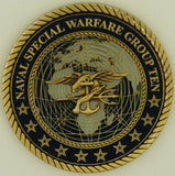 Naval Special Warfare Group Ten/10 Chiefs Mess SEAL Navy Challenge Coin