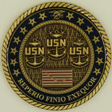 Naval Special Warfare Group Ten/10 Chiefs Mess SEAL Navy Challenge Coin