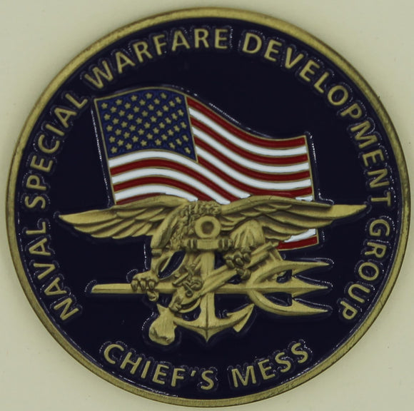 Naval Special Warfare Group DEVGRU SEAL Team Six/6 Chiefs Mess Challenge Coin