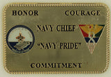 USS George H W Bush Aircraft Carrier CVN-77/2015 Khaki Ball Navy Challenge Coin