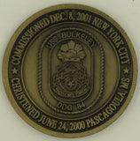 USS Bulkeley DDG-84 Commissioned 2001 Navy Challenge Coin