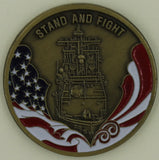 USS Anzio CG-68 Stand and Fight Navy Challenge Coin