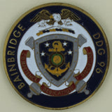 USS Bainbridge DDG-96 Navy Challenge Coin