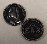 Air Traffic Control ATC D@MN RIGHT I CAN SEPARATE EM' Antique Silver Finish Air Force Challenge Coin S