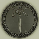 58th Infantry 2nd Battalion Army Challenge Coin