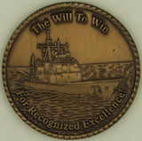 USS Port Royal CG-73 The Will To Win Navy Challenge Coin