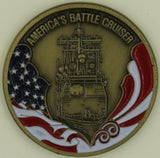 USS Leyte Gulf CG-56 Navy Challenge Coin