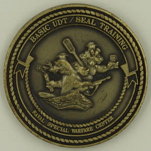 Naval Special Warfare Center Basic UDT/SEAL Training Navy Challenge Coin