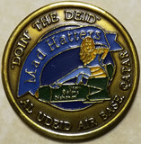 492nd Fighter Squadron Mad Hatters F-15 AEF 2004 Air Force Challenge Coin