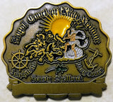 Navy Shellback Crossing Equator Bronze Navy Challenge Coin