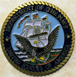 Naval Submarine Base New London Groton Conneticut Navy Challenge Coin