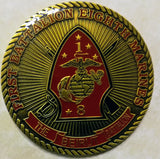8th Marines 1st Battalion Multinational Force-West serial # 904 of 976 Marine Challenge Coin