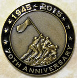 Marine Aviation Logistics Squadron 29 MALS-29 Wolverines 70th Annv Iwo Jima Marine Challenge Coin