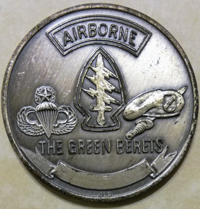 20th Special Forces Gp Airborne serial # 0088 JLR Army Challenge Coin