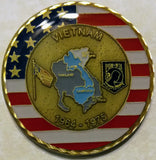 United States Armed Forces Vietnam War Veteran 1964-1975 POW MIA Military Challenge Coin