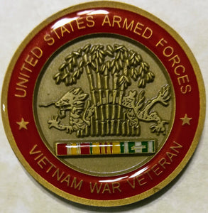 United States Armed Forces Vietnam War Veteran 1964-1975 POW MIA Military Challenge Coin
