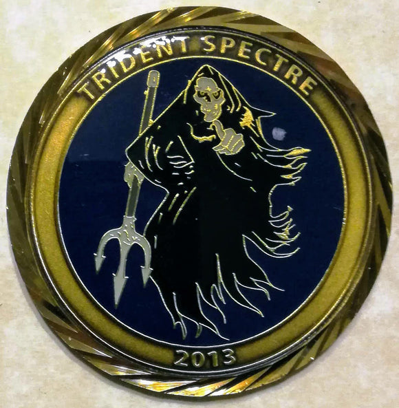 Navy SEAL Trident Spectre / Spooks 2013 Version Navy Challenge Coin
