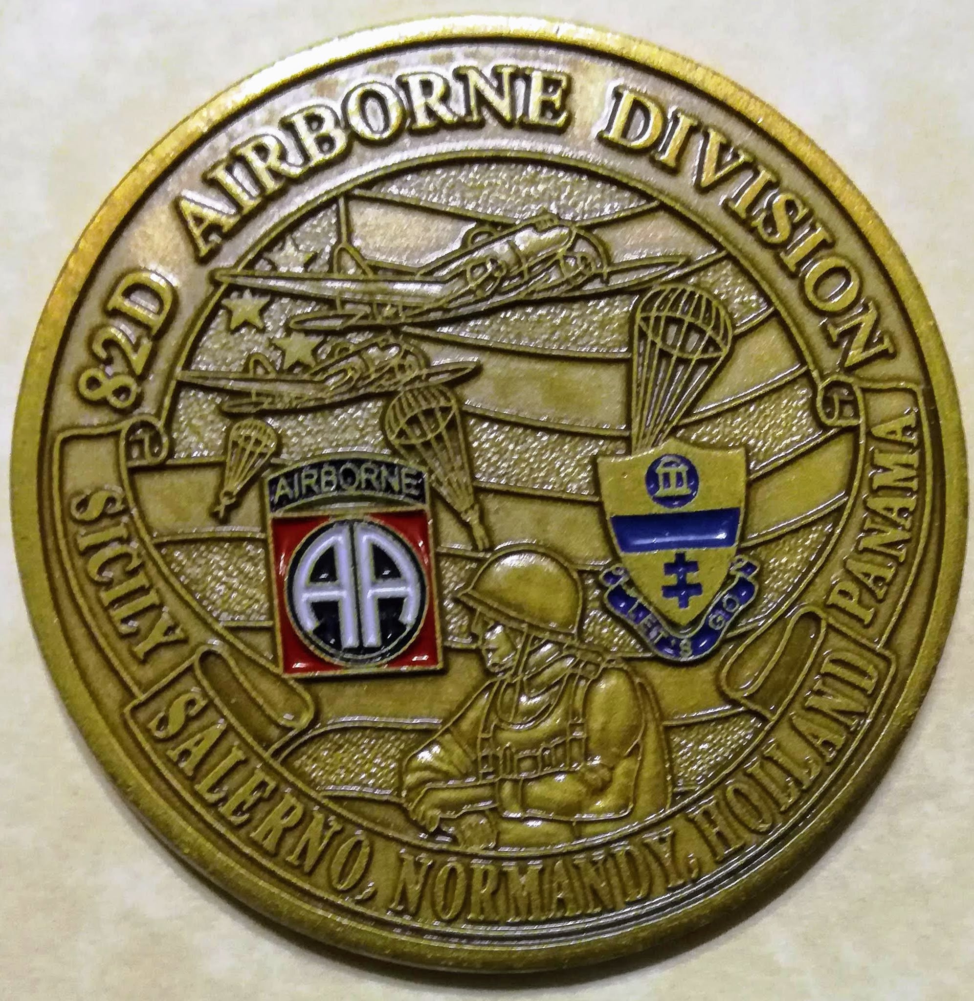 Command Challenge Coin 82nd Airborne Division Battalion Commander Army Challenge Coin – Rolyat ...