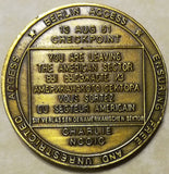 Checkpoint Charlie NCOIC Berlin Military Police Cold War Army Challenge Coin