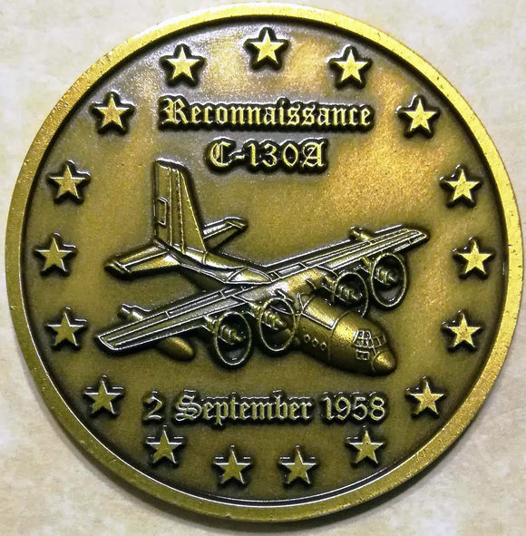 National Security Agency NSA C-130 A Reconnaissance Challenge Coin