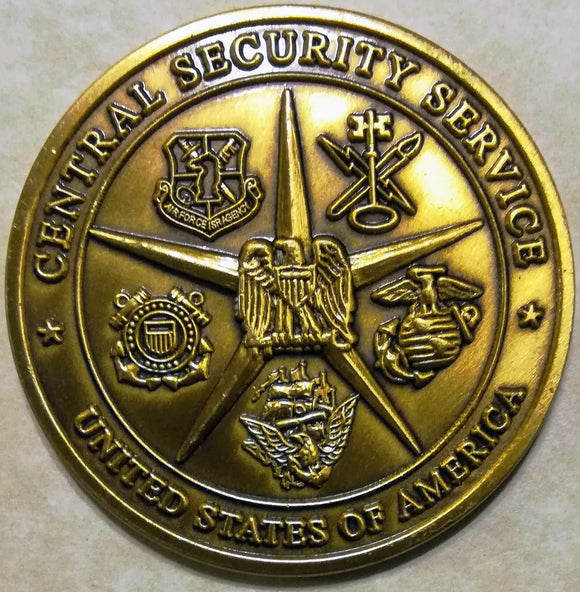 National Security Agency NSA Senior Enlisted Command Master Chief Challenge Coin