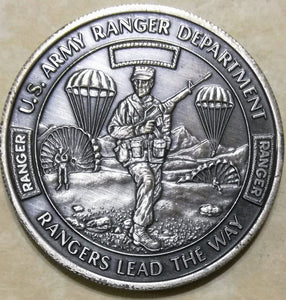 Army Ranger Department 4-Phases Training / Camps Army Challenge Coin
