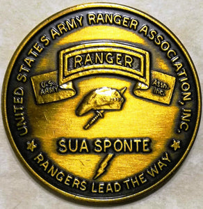 Army Ranger Association SUA Sponte Army Challenge Coin