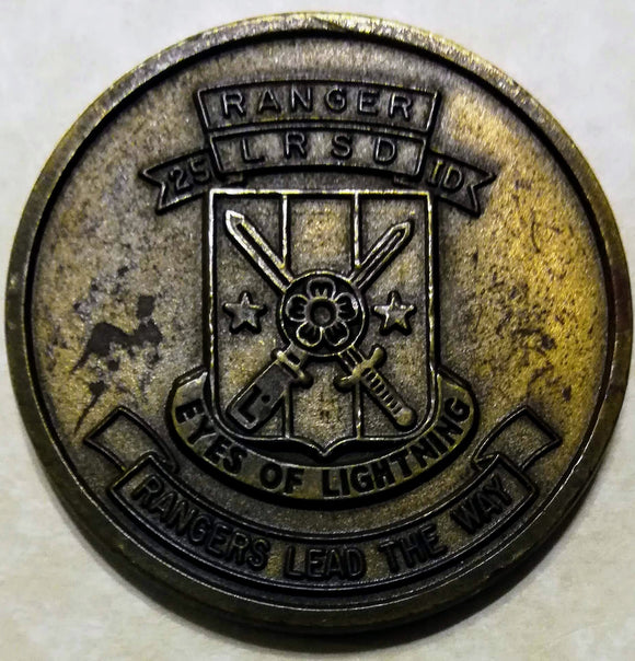 Ranger 25th Infantry ID Long Range Surveillance Detachment LRSD Army Challenge Coin