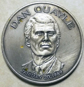 Vice President Dan Quayle 1989 Challenge Coin