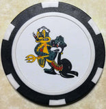 US Navy UDT/SEALs Poker Chip Navy Challenge Coin