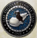 SEAL Delivery Vehicle Team One SDVT-1 Na Koa Ke Kai Navy Challenge Coin