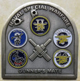 Naval Special Warfare Group Two/2 Gunners Mate SEALs Navy Challenge Coin