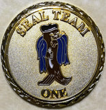 SEAL Team 1/One Navy Challenge Coin
