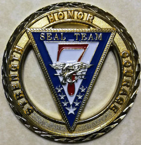 SEAL Team Seven/7 Navy Challenge Coin