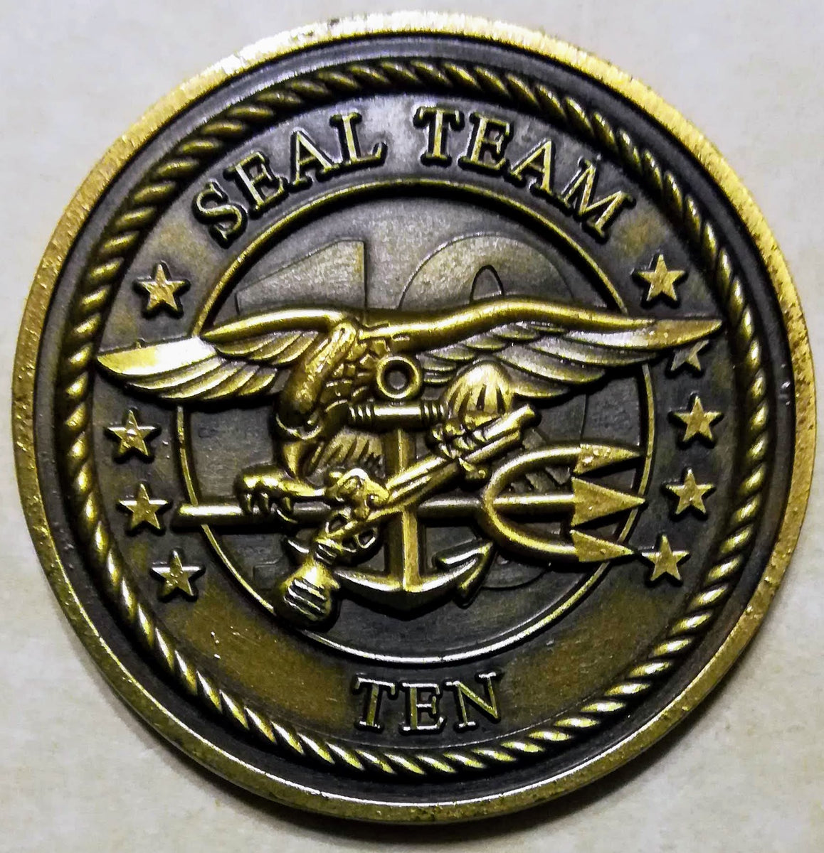 SEAL Team Ten/10 Navy Challenge Coin – Rolyat Military Collectibles