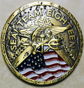 SEAL Team Eighteen/18 Navy Challenge Coin